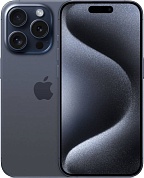Смартфон Apple iPhone 15 Pro Dual Sim 256GB, Blue Titanium (синий) 