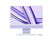 Apple iMac 24" Retina 4,5K, M3 (8C CPU, 10C GPU, 2023), 8 ГБ, 256 ГБ SSD, фиолетовый