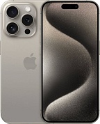 Смартфон Apple iPhone 15 Pro Dual Sim 1TB, Natural Titanium (серый) 