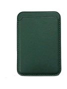 Apple K-Doo / Визитница на магните, картхолдер на телефон, кредитница, чехол для телефона Leather Wallet Case, зеленый 