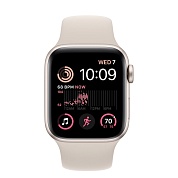 Apple Watch SE (2022) 44mm Aluminum Case with Sport Band Starlight (Сияющая звезда)
