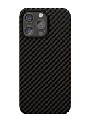 Apple Чехол защитный "vlp" Kevlar Case с MagSafe для iPhone 15 Pro, черный 