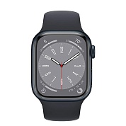 Apple Watch Series 8 45mm Aluminum Case with Sport Band Midnight (Темная ночь)