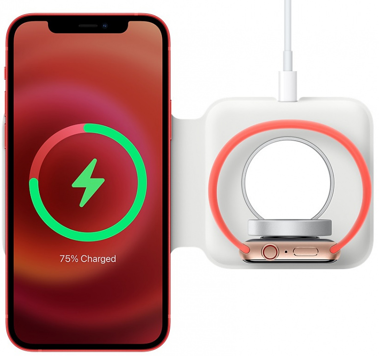 Беспроводное зарядное устройство Apple MagSafe Duo Charger - фото 0