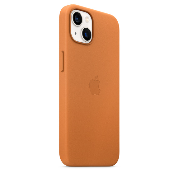 Кожаный чехол MagSafe для iPhone 13, цвет «золотистая охра» - фото 0