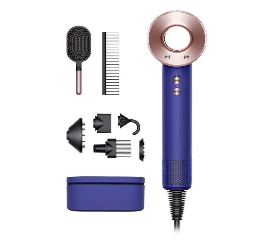 Dyson Supersonic hair dryer HD08 с кейсом для хранения (Vinca Blue/Rosé) 426104-01 - фото