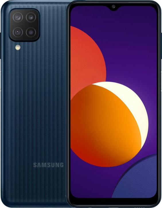 Смартфон Samsung Galaxy M12 64GB Black (Черный) - фото