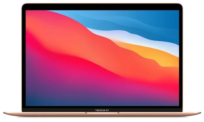 Ноутбук Apple MacBook Air 13 Late 2020 MGNE3 (Apple M1/13.3"/2560x1600/8GB/512GB SSD/DVD нет/Apple graphics 8-core/Wi-Fi/Bluetooth/macOS) (Золотой) - фото
