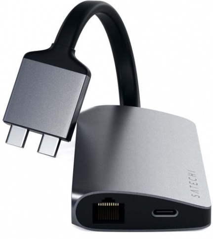 USB-концентратор Satechi Dual Multimedia Adapter (ST-TCDMMA) - фото 0
