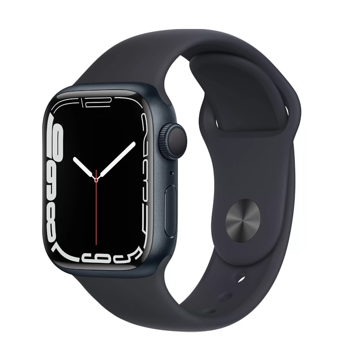 Apple Watch Series 7 45mm Aluminum Case with Sport Band Midnight (Темная ночь) - фото 0