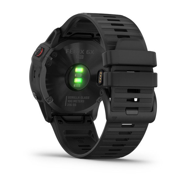 Умные часы Garmin Fenix 6X Pro черный с черным ремешком - фото 7