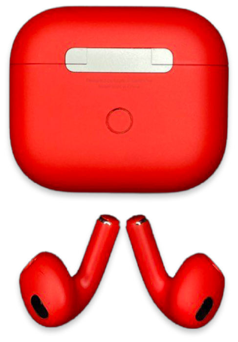 Беспроводные наушники Apple AirPods 3 Color (Красный матовый) - фото 1