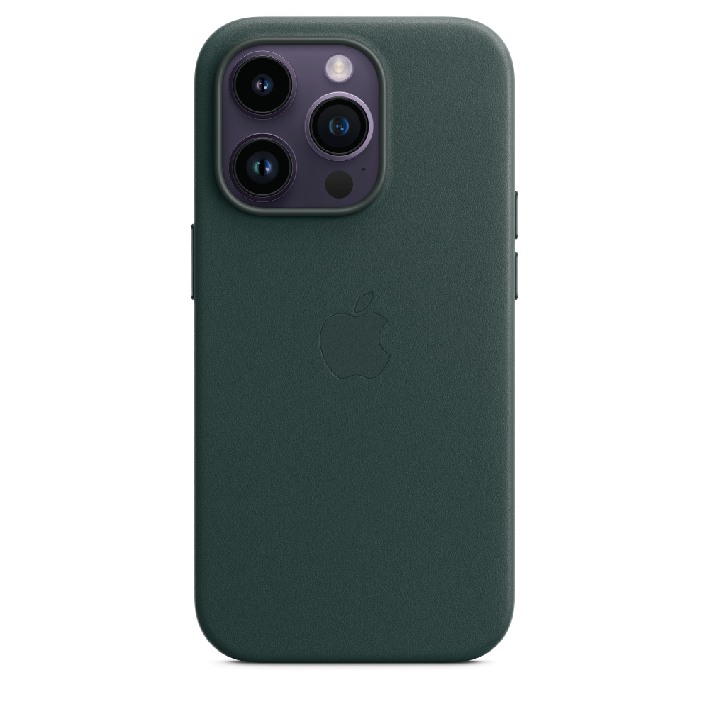 Кожаный чехол MagSafe для iPhone 14 Pro - Forest Green (MPPH3) купить в  Москве по низкой цене