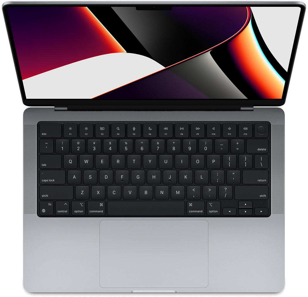 Apple MacBook Pro 14" MKGP3 (M1 Pro 8C CPU, 14C GPU, 2021) 16 ГБ, 512 ГБ SSD, Space Gray/Серый - фото 1