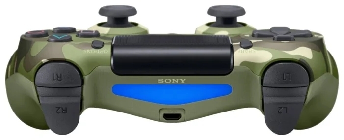 Геймпад Sony DualShock 4 v2 (CUH-ZCT2E) (Зеленый камуфляж) - фото 1