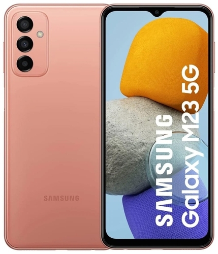 Смартфон Samsung Galaxy M23 6/128 ГБ, оранжевый - фото