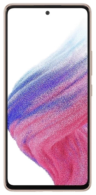 Смартфон Samsung Galaxy A53 5G 8/256 ГБ, персиковый - фото 0