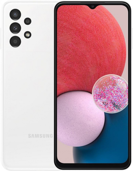 Смартфон Samsung Galaxy A13 4/64 ГБ, белый - фото