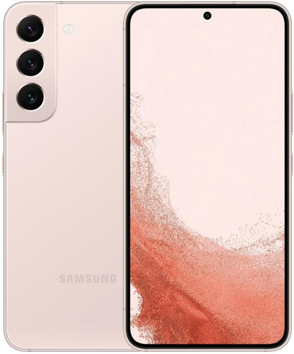 Смартфон Samsung Galaxy S22 8/256GB (SM-S901BIDGSER/DS) (розовый) RU - фото