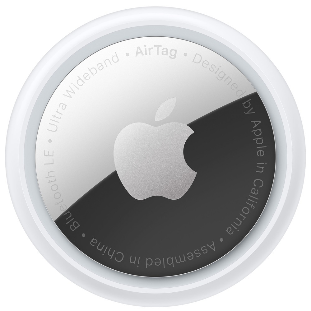 Трекер Apple AirTag белый/серебристый 1 шт(из комплекта) - фото