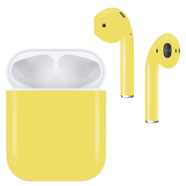 Наушники Apple Airpods 2 Color (Желтый матовый) - фото 0