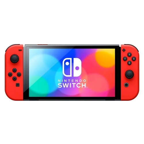 Игровая приставка Nintendo Switch (OLED model), Mario Red Edition - фото