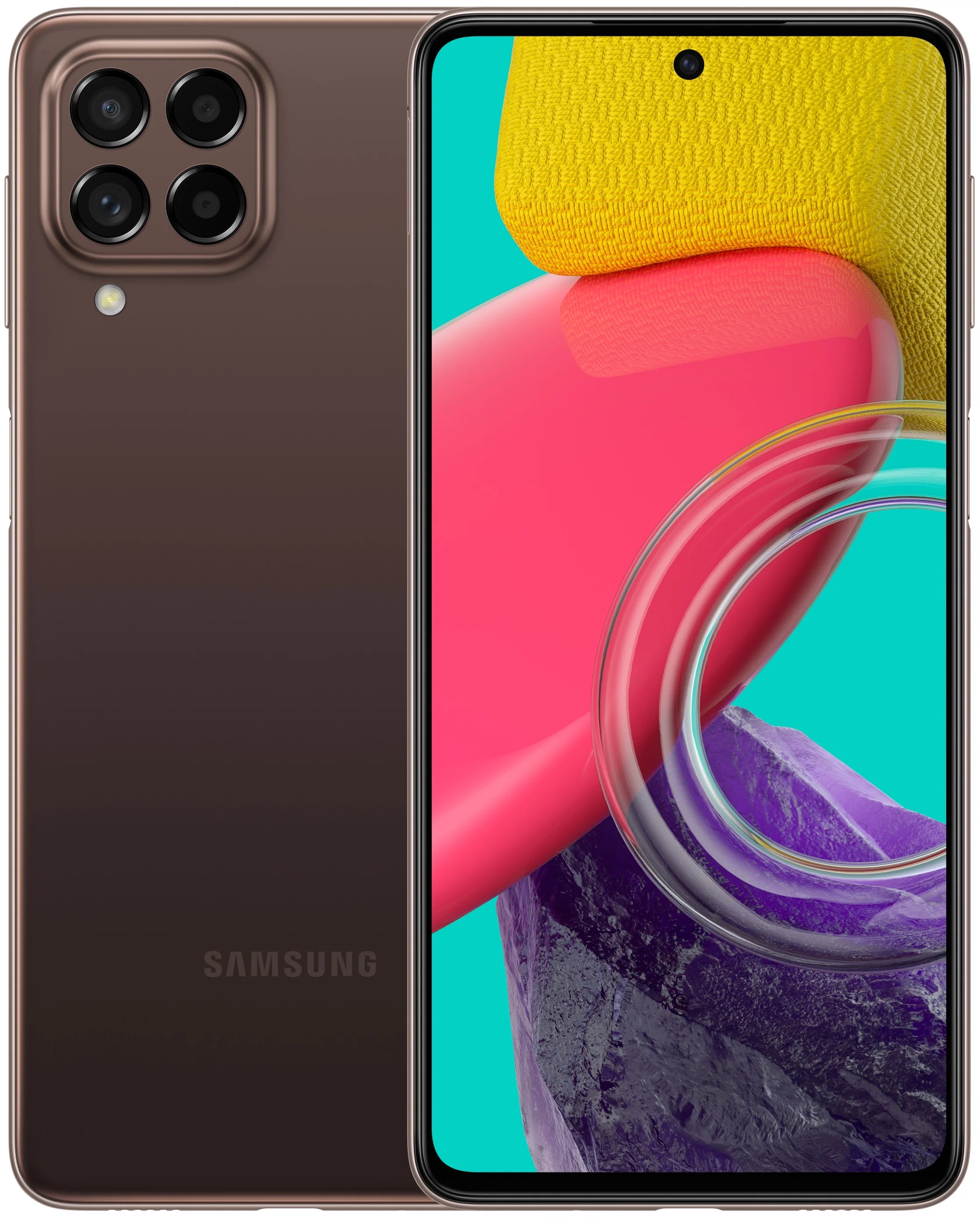 Смартфон Samsung Galaxy M53 8/256 ГБ, коричневый купить в Москве по низкой  цене