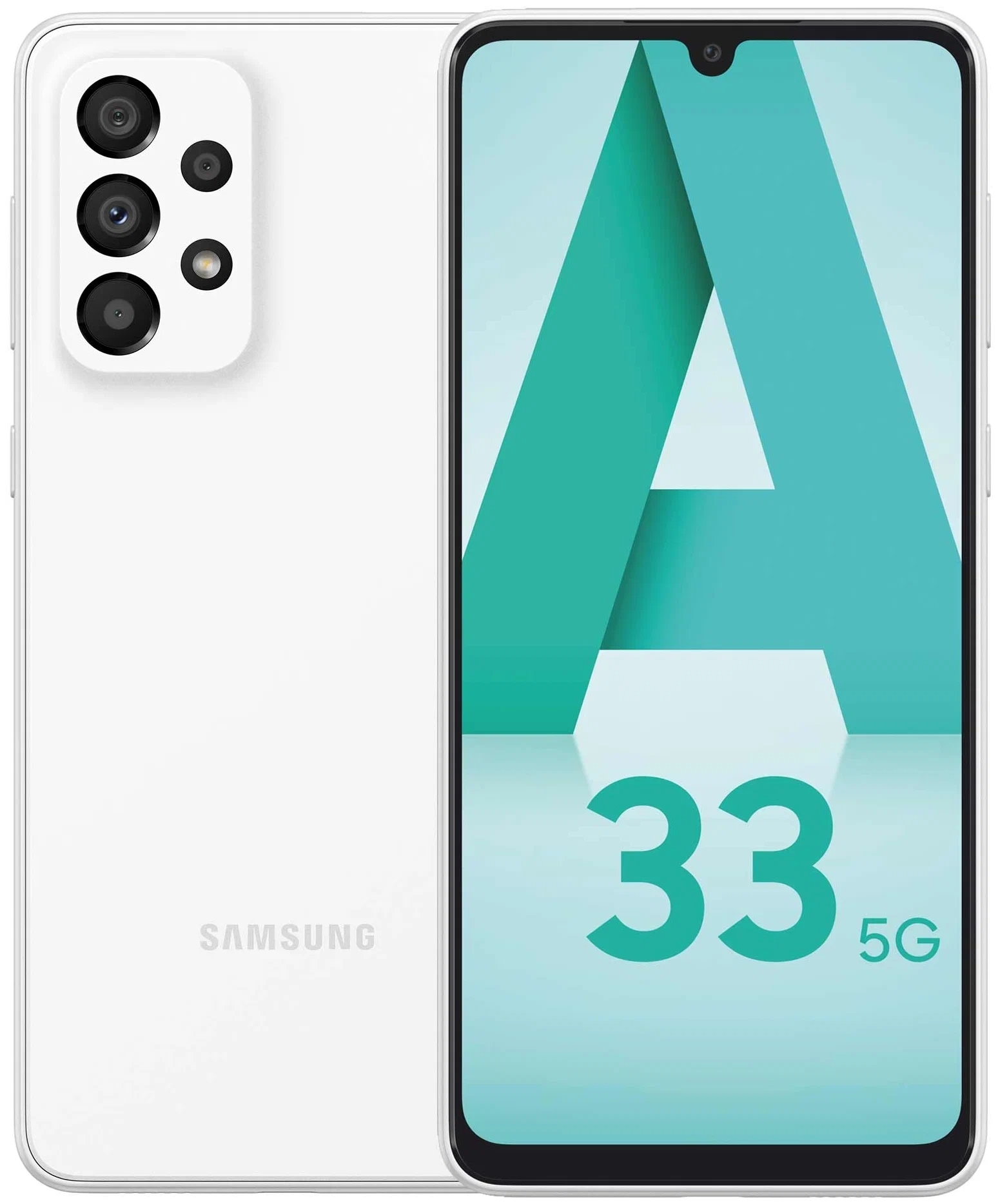 Смартфон Samsung Galaxy A33 5G 6/128 ГБ, белый - фото
