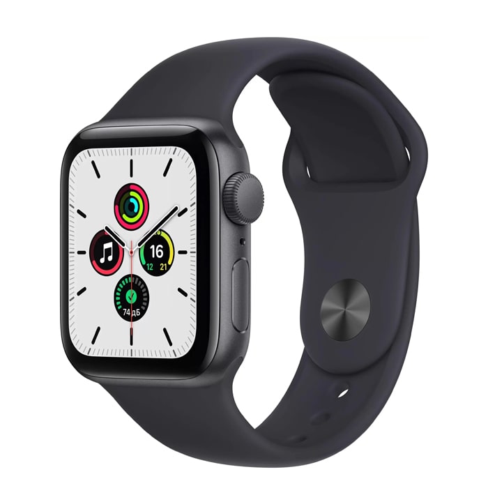 Watch SE(2021) 40mm Aluminum Case with Sport Band Space Gray - фото 0