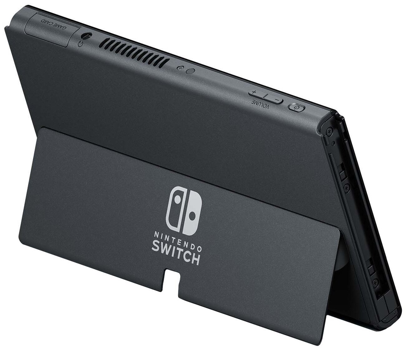 Игровая приставка Nintendo Switch (OLED model), неоновый синий/неоновый красный - фото 4