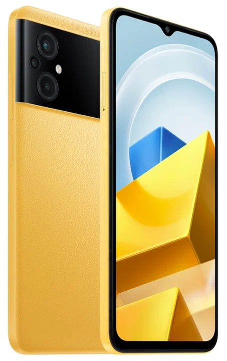 Смартфон Xiaomi POCO M5 4/128 ГБ, желтый - фото 3