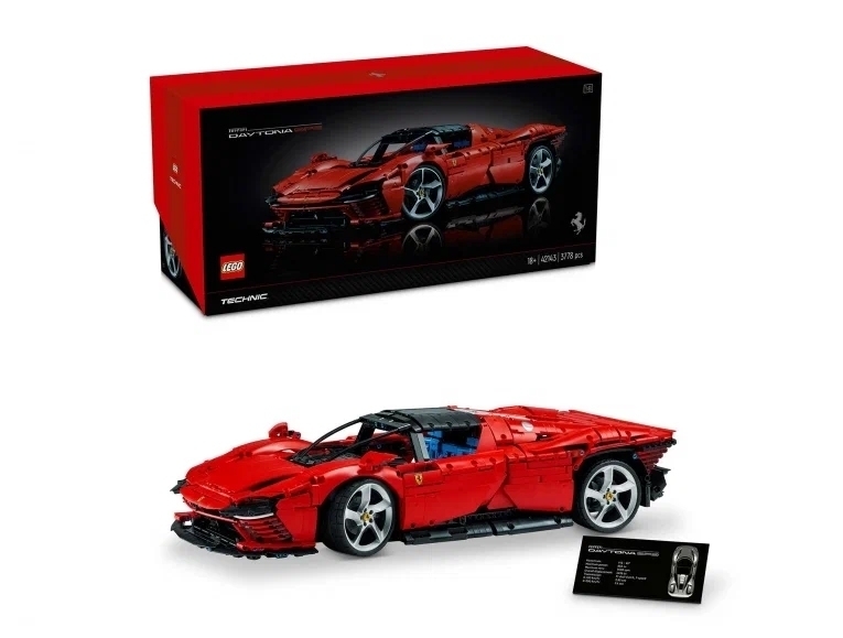 Конструктор LEGO Technic 42143 Ferrari Daytona SP3 красный/черный - фото 0