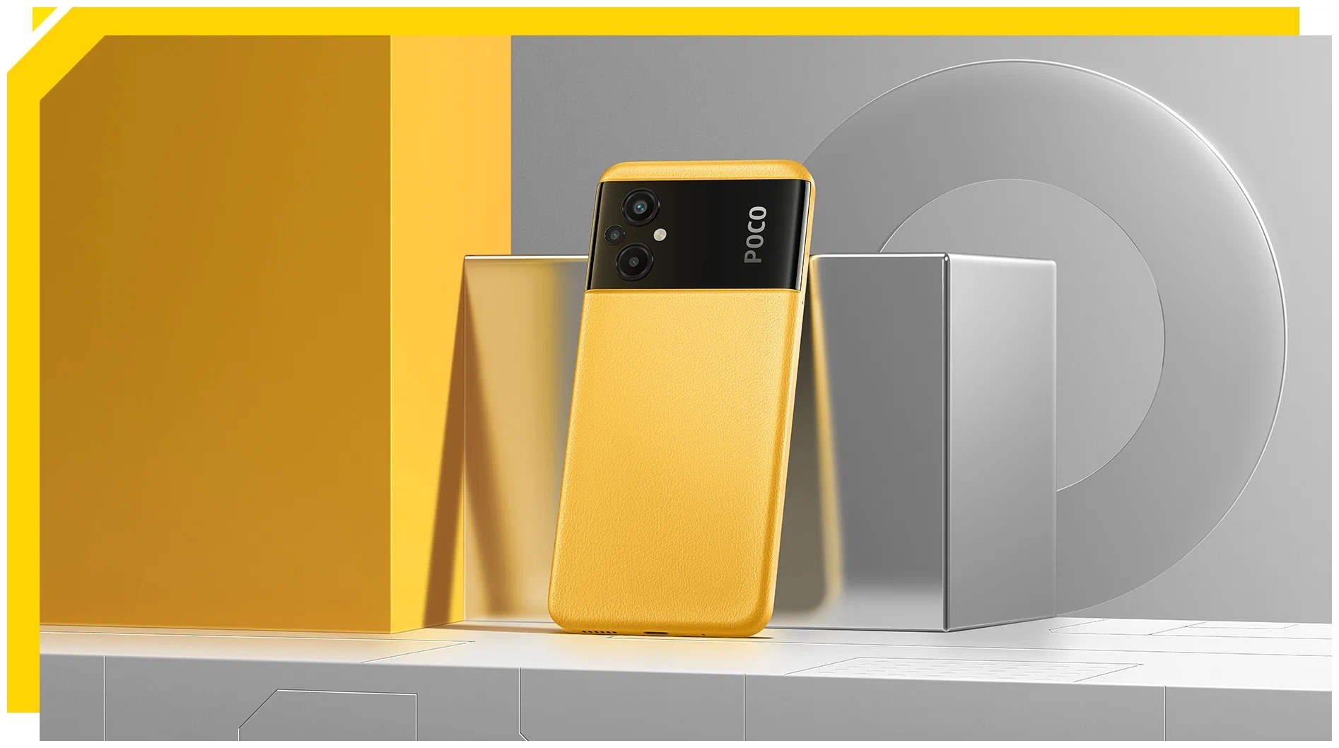 Смартфон Xiaomi POCO M5 4/128 ГБ, желтый - фото 5