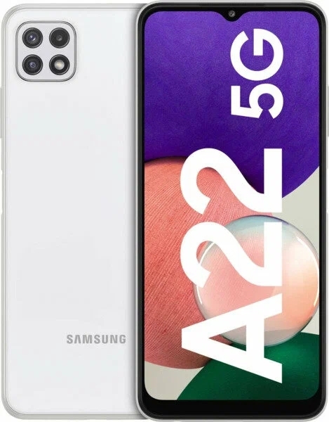 Смартфон Samsung Galaxy A22 5G 4/128GB White (Белый) - фото