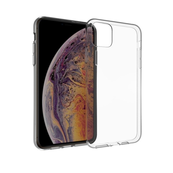 Чехол силиконовый для iPhone 11 (прозрачный) - фото