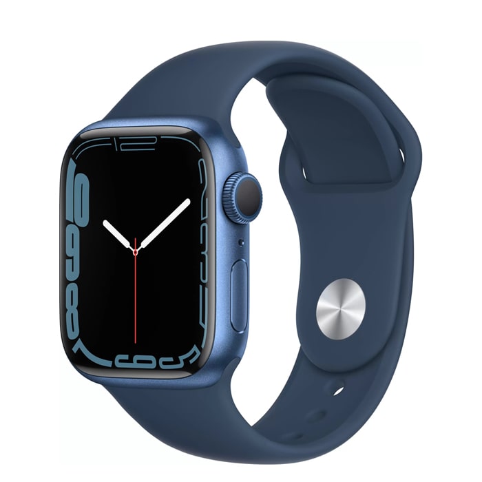 Apple Watch Series 7 41mm Aluminum Case with Sport Band Blue (Синий омут) - фото 0