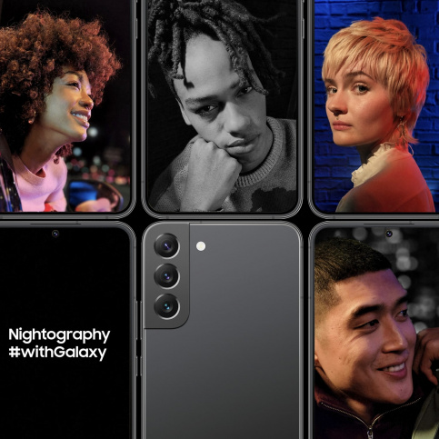 Смартфон Samsung Galaxy S22+ Snapdragon 8/256GB (черный фантом) - фото 2