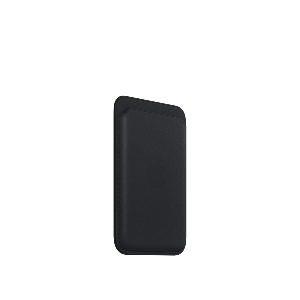 Чехол Apple Кожаный чехол-бумажник MagSafe для iPhone, тёмная ночь (MM0Y3ZM)) - фото 1