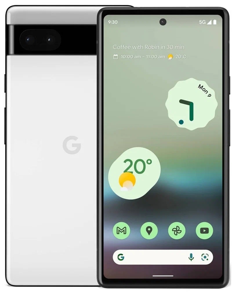 Смартфон Google Pixel 6a 6/128 ГБ, белый