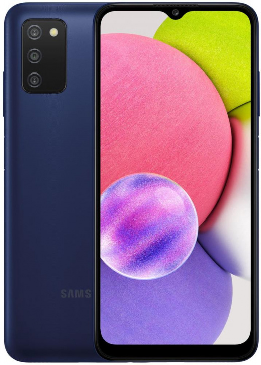 Смартфон Samsung Galaxy A03s 4/64GB (синий) - фото