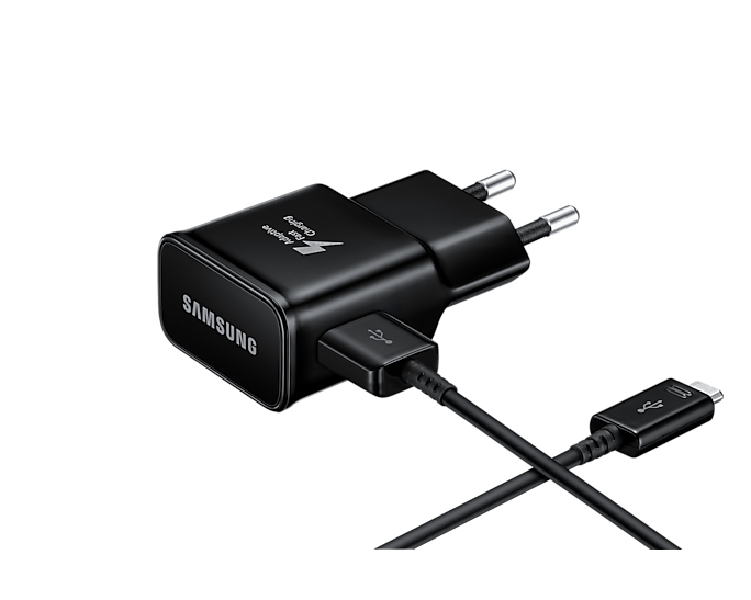 Samsung Сетевое зарядное устройство EP-TA20EBECGRU + кабель USB Type-C, черный - фото 4