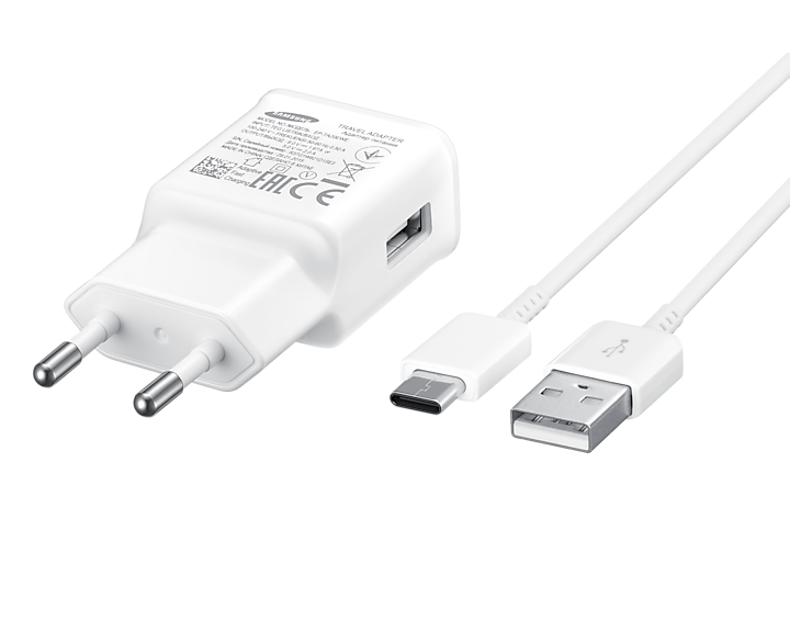 Samsung Сетевое зарядное устройство EP-TA20EWECGRU + кабель USB Type-C, белый - фото 6