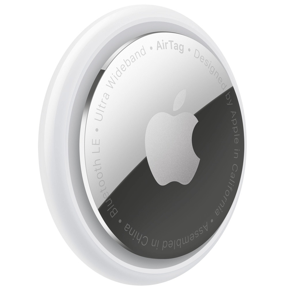 Трекер Apple AirTag белый/серебристый 1 шт(из комплекта) - фото 0