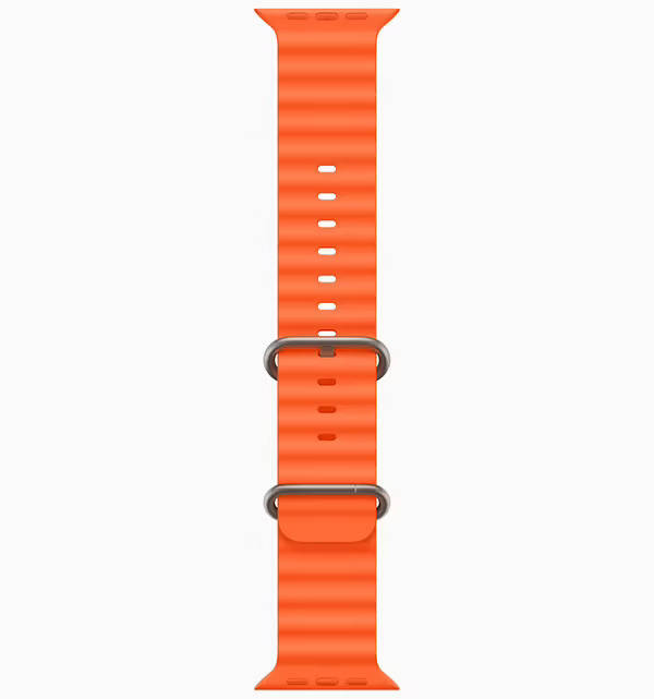 Apple Watch Ultra 2 49mm Titanium Case with Orange Ocean Band - фото 1