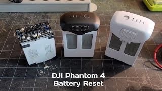 DJI Phantom 4 - Battery reset and what's inside the case