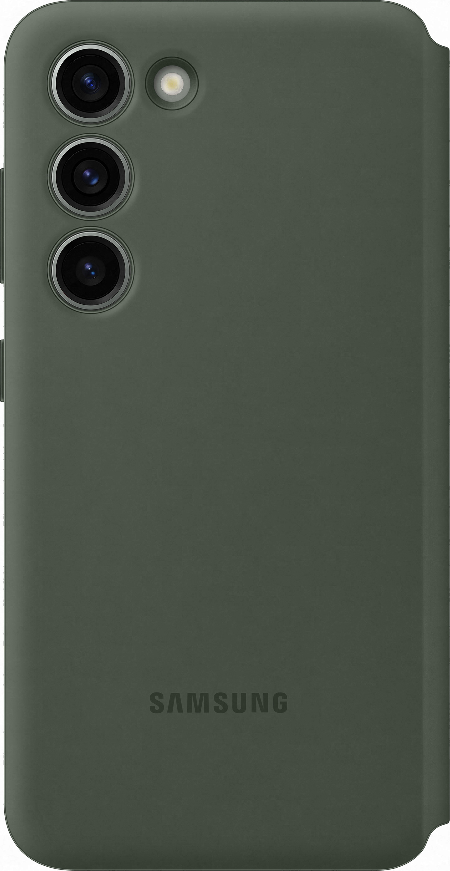 Чехол Samsung Clear View для Samsung Galaxy S23, зеленый (EF-ZS911CGEGWW) - фото 0