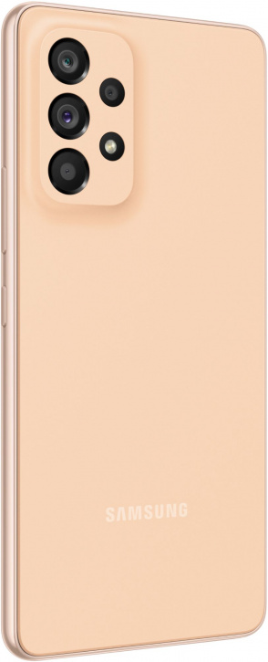 Смартфон Samsung Galaxy A53 5G 6/128 ГБ, персиковый - фото 5