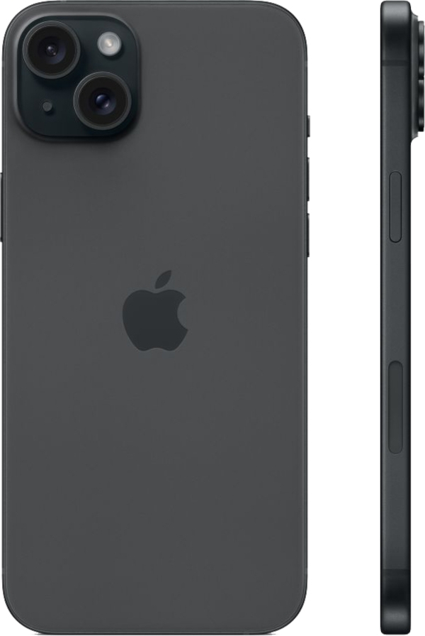 Смартфон Apple iPhone 15 Plus 128GB, black - фото 1