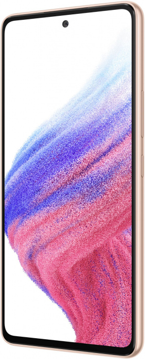 Смартфон Samsung Galaxy A53 5G 6/128 ГБ, персиковый - фото 3