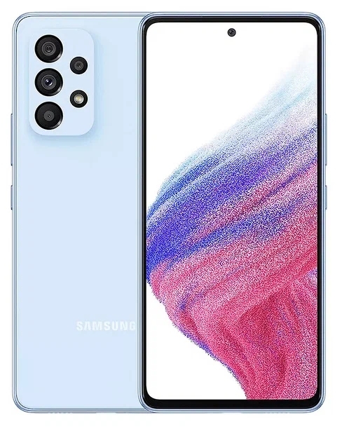 Смартфон Samsung Galaxy A53 5G 6/128 ГБ, голубой - фото